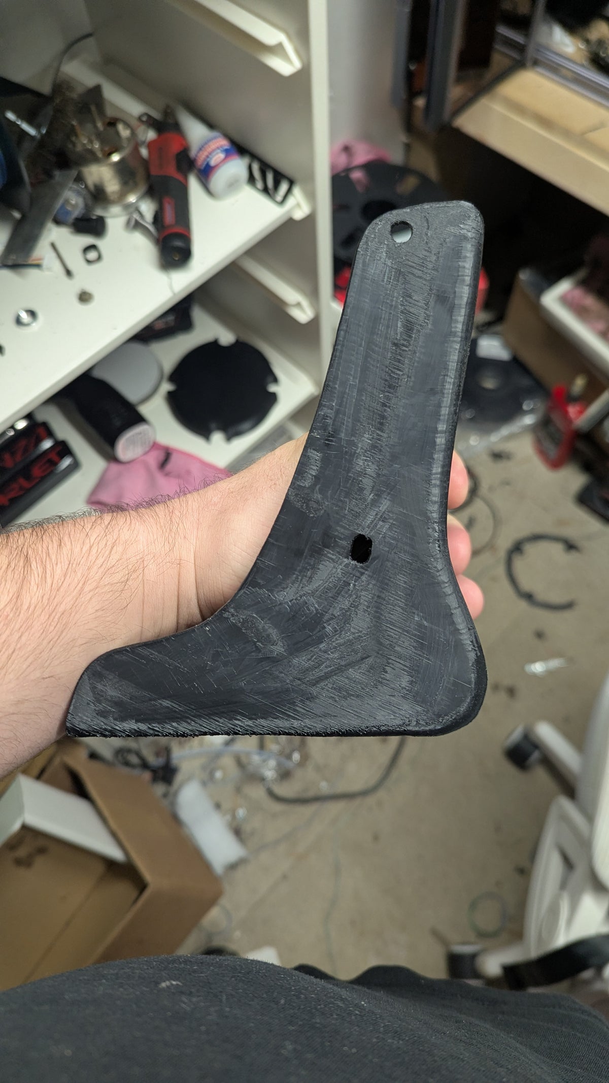 3D FDM EP91 Passenger side End cap ASA plastic