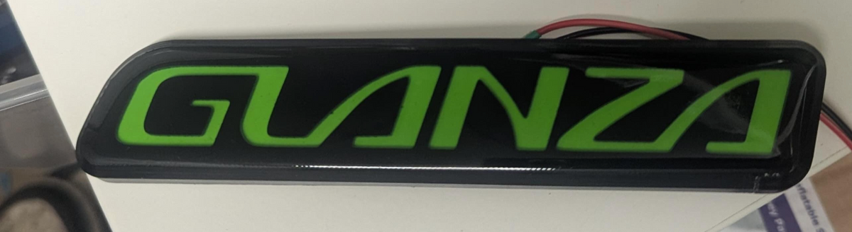 10MM Light up GLANZA Badge EP91