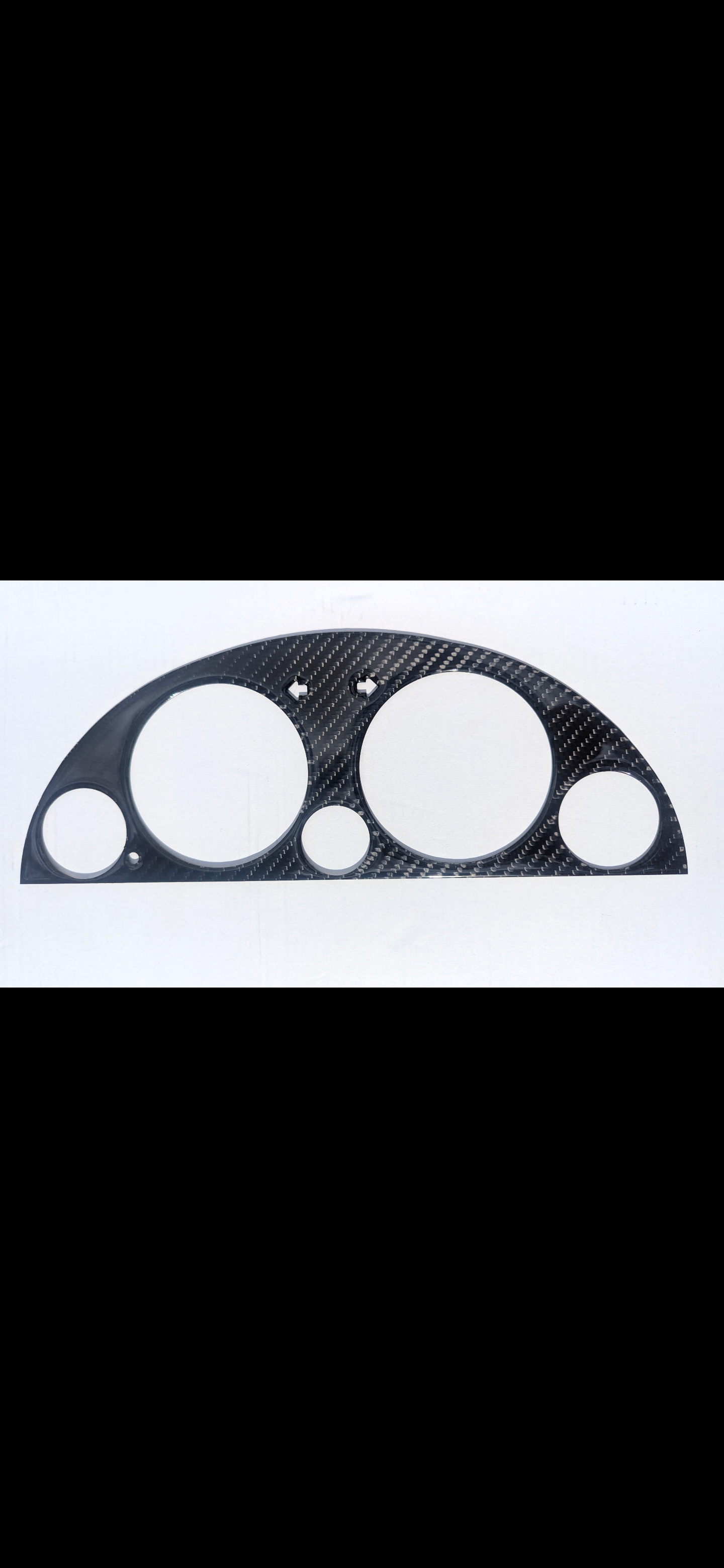 EP82 MK2 & MK3 Semi Gloss Carbon Clock trims