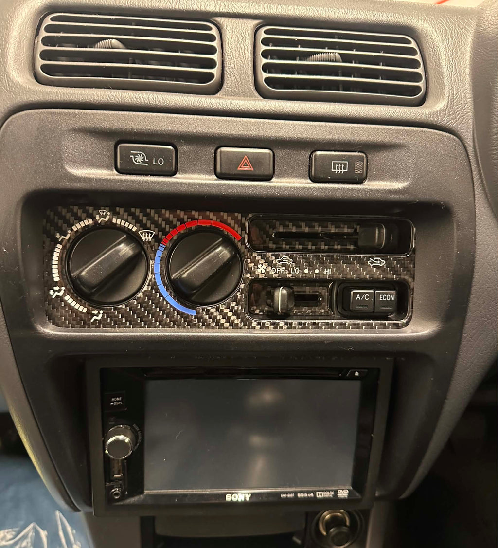 EP91 GLOSS Carbon fiber Heater control covers
