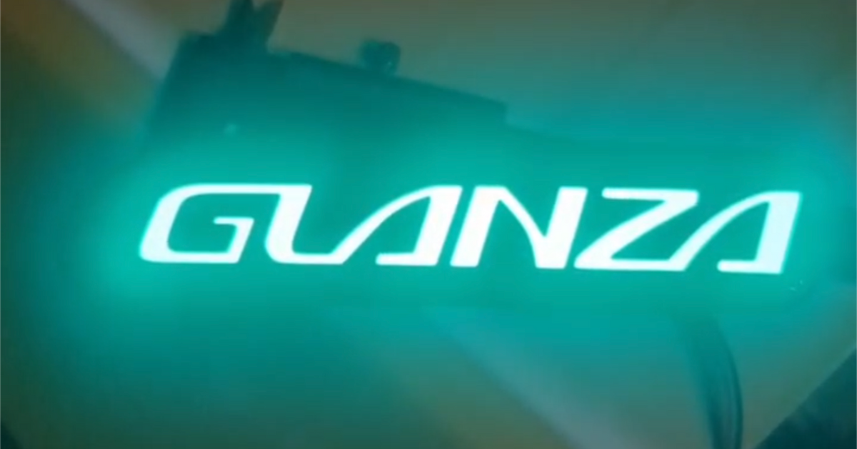 10MM Light up GLANZA Badge EP91