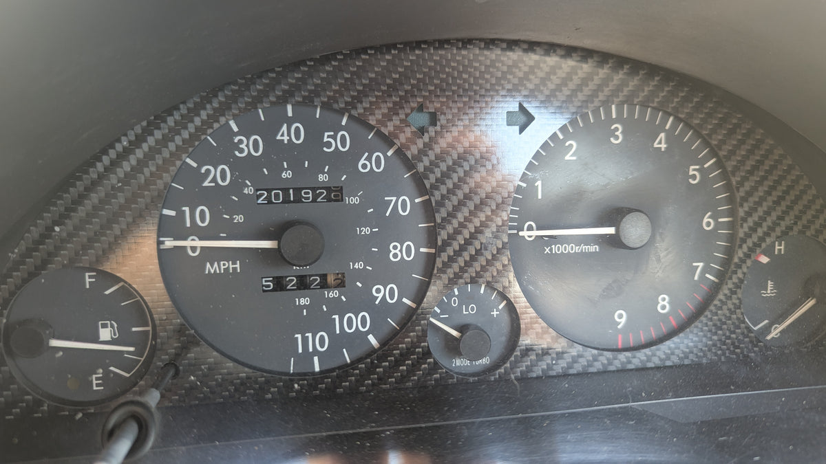 EP82 MK2 & MK3 Semi Gloss Carbon Clock trims