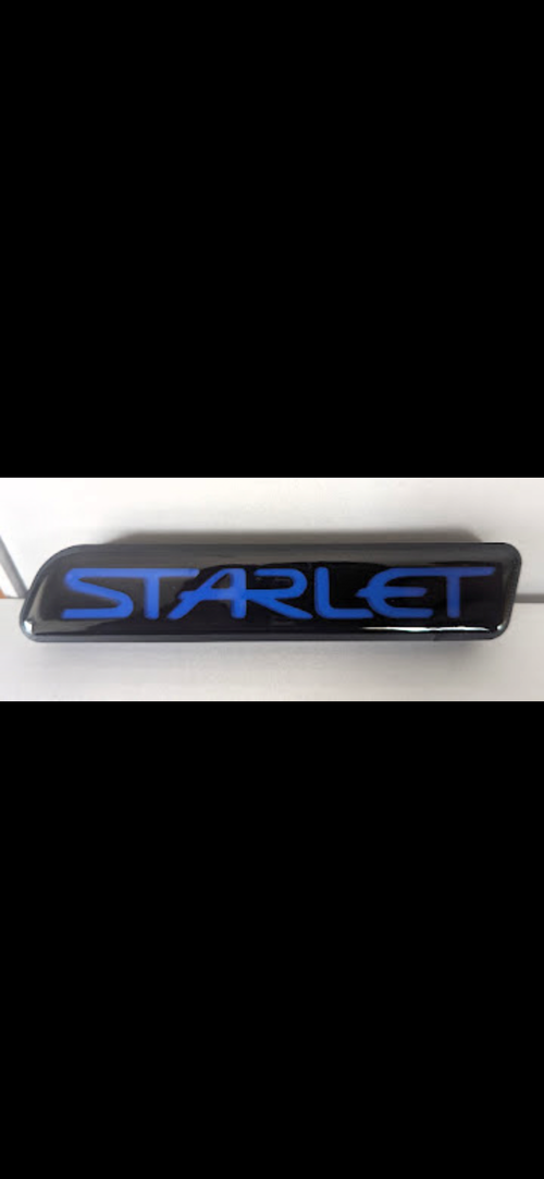 EP91 Pre facelift STARLET Custom Badges