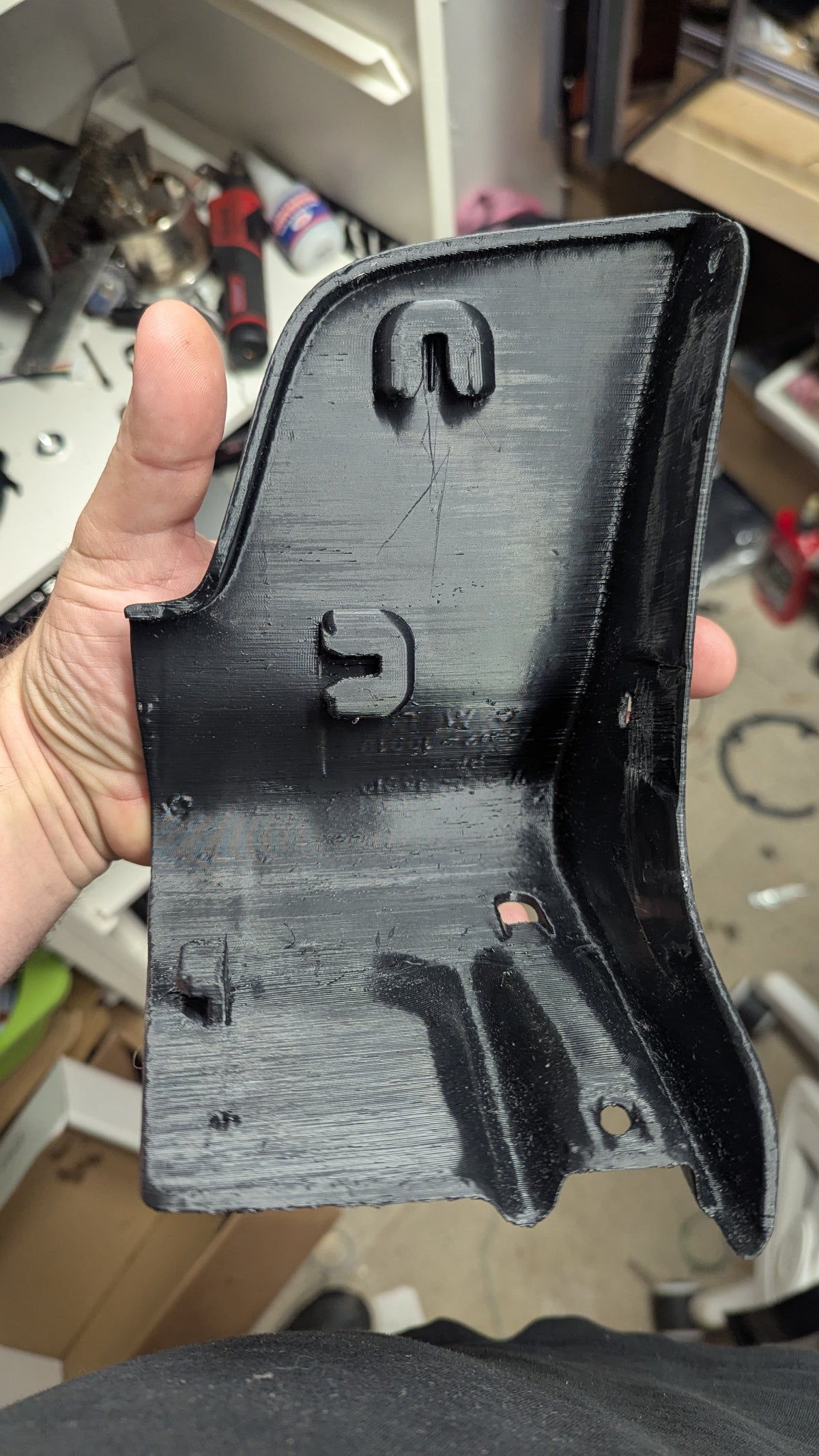 3D FDM EP91 Passenger side End cap ASA plastic
